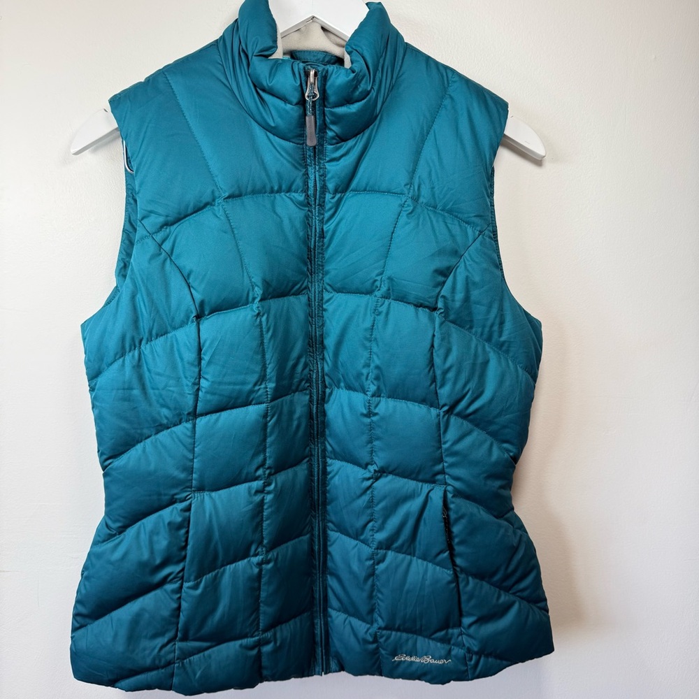 Eddie Bauer Teal Women’s EB650 Down Puffer Vest Teal Size Small